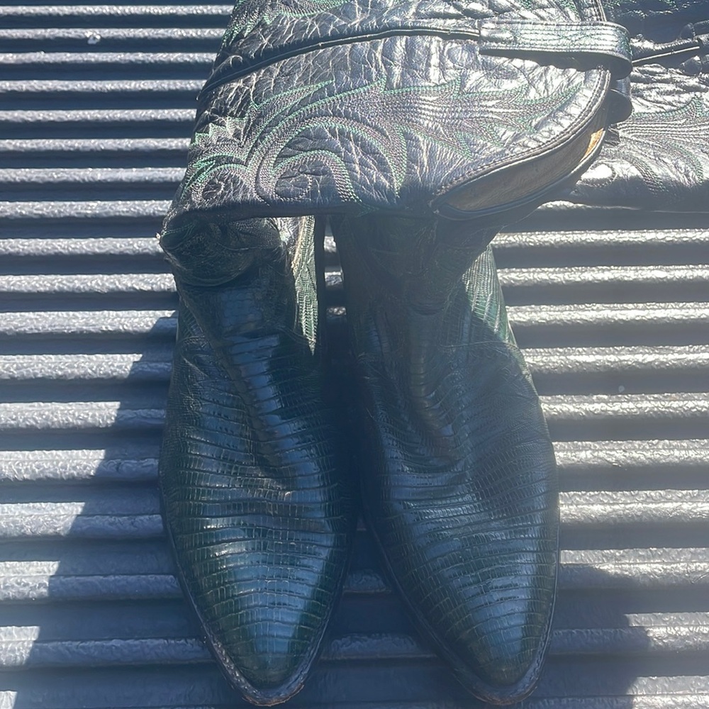 Dan post cowboy boots green size 6
